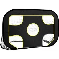 Syfax Fußballtor mit Torwand 120x80x80 cm Polyester