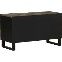 Syfax TV-Schrank 80x33x46 cm Massivholz Mango