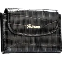 Peterson Öko-Geldbörse für Damen PTN-POR-05-CB-7253 Grau