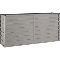 Syfax Hochbeet Rostig 160x40x77 cm Cortenstahl