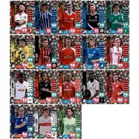 Topps Match Attax - 2020/21 - Alle 18 Star Spieler