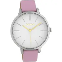 Oozoo Damen Armbanduhr pink Analog Timepieces Lederarmband D2UOC10180