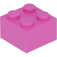 LEGO 2x2 Stein 3003 - 50 Stück Dunkles Pink