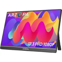 OEM ARZOPA Tragbarer Monitor, 17,3 Zoll FHD 1080P, IPS-Display, 17.3 A1M 1080P