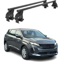 Menabo Dachträger Grundträger für Peugeot 5008 II 2020-2024 FL Stahl Schwarz 2x