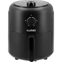 LUND Fritteuse ohne Rührarm, 1000 W, 2,6 l, schwarz