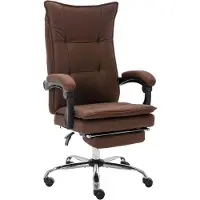 Syfax Bürostuhl Braun Stoff