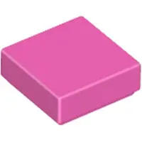 LEGO 1x1 Fliesen 3070 - 250 Stück Dunkles Pink