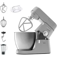 Kenwood Küchenmaschine KVL4110S Chef XL, 6.7L Edelstahlschüssel, Inklusive Blender, Planetarische Bewegung, 1200W, Silber