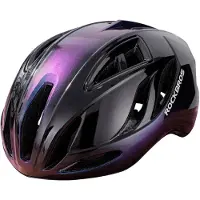 RockBros Fahrradhelm Rennradhelm 58-62CM Herren Damen Erwachsenen für MTB Rennrad Helm Farbverlauf Lila (Glänzend）
