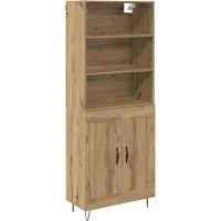 Syfax Highboard 2 stk. Artisan-Eiche 69,5 x 34 x 180 cm