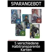 Topps SWRO - Spar 1 - 5 verschiedene Halbtransparente Karten - Deutsch - Star Wars - Rogue One