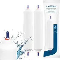 Wessper 2x Kühlschrank Wasserfilter Ersatz – Kompatibel mit Samsung, LG, AEG, Haier, Whirlpool – DA29-10105J, HAFEX/EXP, DA99-02131B, WSF-100