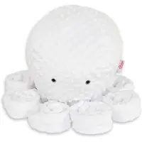 Bobono Großes Kuscheltier Oktopus XXL - weiß