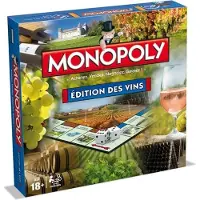 Winning Moves Monopoly Éditions des Vins, Gesellschaftsspiel, Französische Version