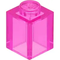 LEGO 50 Stück , Teile Nr. 3005 in Trans Dunkel Pink (Trans Dark Pink)