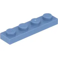 LEGO 1x4 Platte 3710 - 100 Stück Sandblau
