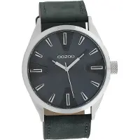 Oozoo Herren Armbanduhr blau Struktur Timepieces Lederarmband D2UOC10023