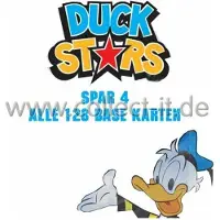Topps Disney Duck Stars - Spar 4 - Alle 128 Base Karten