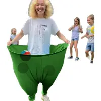 INF Oma Hose Garten Spiel: Lustiges Wurfspiel für Familie & Outdoor Aktivitäten Grün