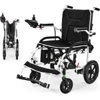 StarTech.com Faltbarer Elektrischer Rollstuhl - E-Rollstuhl 100kg - 19km Reichweite - Mobilitätshilfe für Senioren und Behinderte