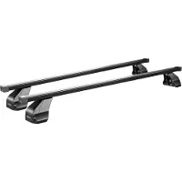 Menabo Omega | Dachträger Volkswagen - T5 Transporter 2003-2008 - Stahl - Länge 150 cm - Tragkraft 75 kg - 2er-Pack