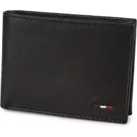 Beltimore Kleine horizontale Herren-Ledergeldbörse mit Flagge marineblau RFID D54