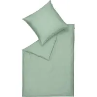Schöner Wohnen Kollektion SCHÖNER WOHNEN-Kollektion Ganzjahresbettwäsche PURE 2.0 Lindgrün 2er Set (135x200 + 80x80)