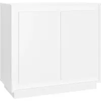 Syfax Sideboard Weiß 80x34x75 cm Holzwerkstoff