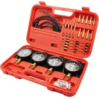 StarTech.com Multifunktionspumpe - Vakuum-Vergaser-Synchronisierwerkzeug-Kit - Synchronizer Sync Gauge Set mit Gummischlauch - A-100 Vakuum-Vergaser-Synchronisator-Set