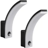 Macleans 2x LED-Lampe mit Bewegungsmelder 20W IP65