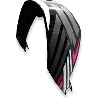 Nolan Spoiler Hintere aerodynamische glänzend schwarze X-804 RS U.C Spectre 21 Helm