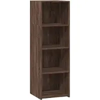 Syfax Highboard Braun Eichen-Optik 40x41x124 cm Holzwerkstoff