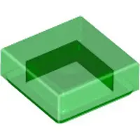 LEGO 3070 Trans Grün (TransGreen) 250 Stück