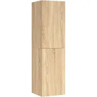 Syfax TV-Schrank Sonoma-Eiche 30,5x30x110 cm Holzwerkstoff