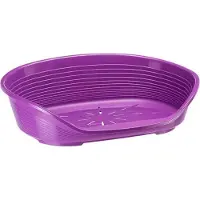 Ferplast Hundebett, Siesta Deluxe, Größe 8, 82 x 59,5 x 25 cm, Violett,