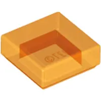 LEGO 1x1 Fliesen 3070 - 100 Stück Trans - Orange