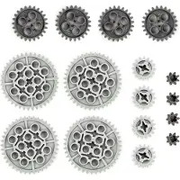 LEGO Technik Zahnräder 16 Stück Technic Zahnrad Gear Klemmbausteine