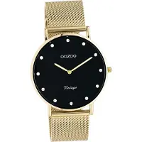 Oozoo Uni Armbanduhr gold Analog C20237 Vintage Series Edelstahlarmband D2UOC20237