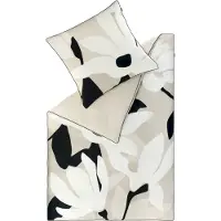 Set One By Musterring Satin Bettwäsche HARMONY Beige 140 x 200 cm