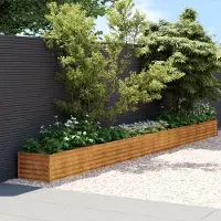 Syfax Garten-Hochbeet 580 x 50 x 36 cm Cortenstahl