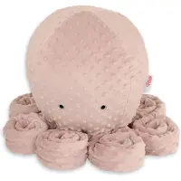 Bobono Großes Kuscheltier Oktopus XXL - schmutziges Rosa