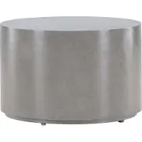 Furnlux Classic FURNLUX Couchtisch Lissabon Beton Und Grau 60cm / Hauptfarbe: Grau / Abmessungen: 60 x 60 x 40 cm