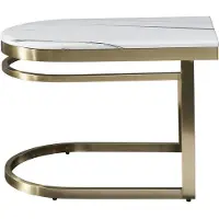 AEA Holz Couchtisch in Natur mit Edelstahl-Details, modernes Design