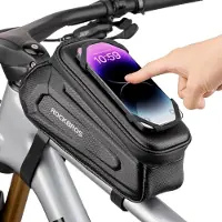RockBros Fahrrad Hartschalen-Rahmentasche 1,5L mit Handyhalter Handy bis 6,5’’