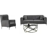 Xl Moebel Gmbh Sofa 3-Sitzer Wohnzimmer-Set Relaxgarnitur Komplettsofa Couch Lounge-Garnitur