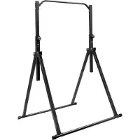 StarTech.com Dreieck Klimmzugstation - Höhenverstellbare Pull Up Stange für Zuhause - 200 kg Tragkraft - Höhe 1,75–2,3 m - Kohlenstoffstahl - Schwarz