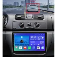 Hizpo 2GB Android Autoradio für Škoda Fabia 2 (2007 - 2014) mit GPS-Navigation, WLAN, USB, Bluetooth – Freisprecheinrichtung, 2DIN-Radio für ŠKODA FABIA MK2 II. Leistung: 1GB RAM + 16GB ROM