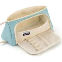 Sonstiges Federmäppchen mit großer Kapazität und hohem Polyester-Material Blue