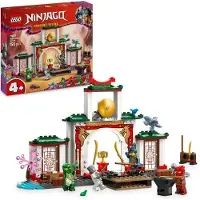 LEGO NINJAGO Tempel des Spinjitzu, Ninja Spielzeug Drache, 4 Minifiguren, Bauset für Kinder ab 4 Jahren